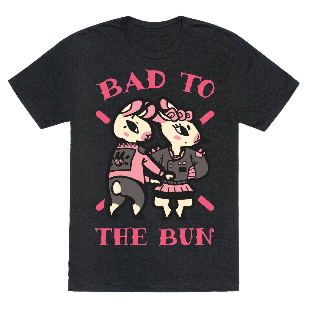 Bad to the Bun Unisex Triblend Tee Hoodie, Sweatshirt | CoreVibeTees.com (Image 1)