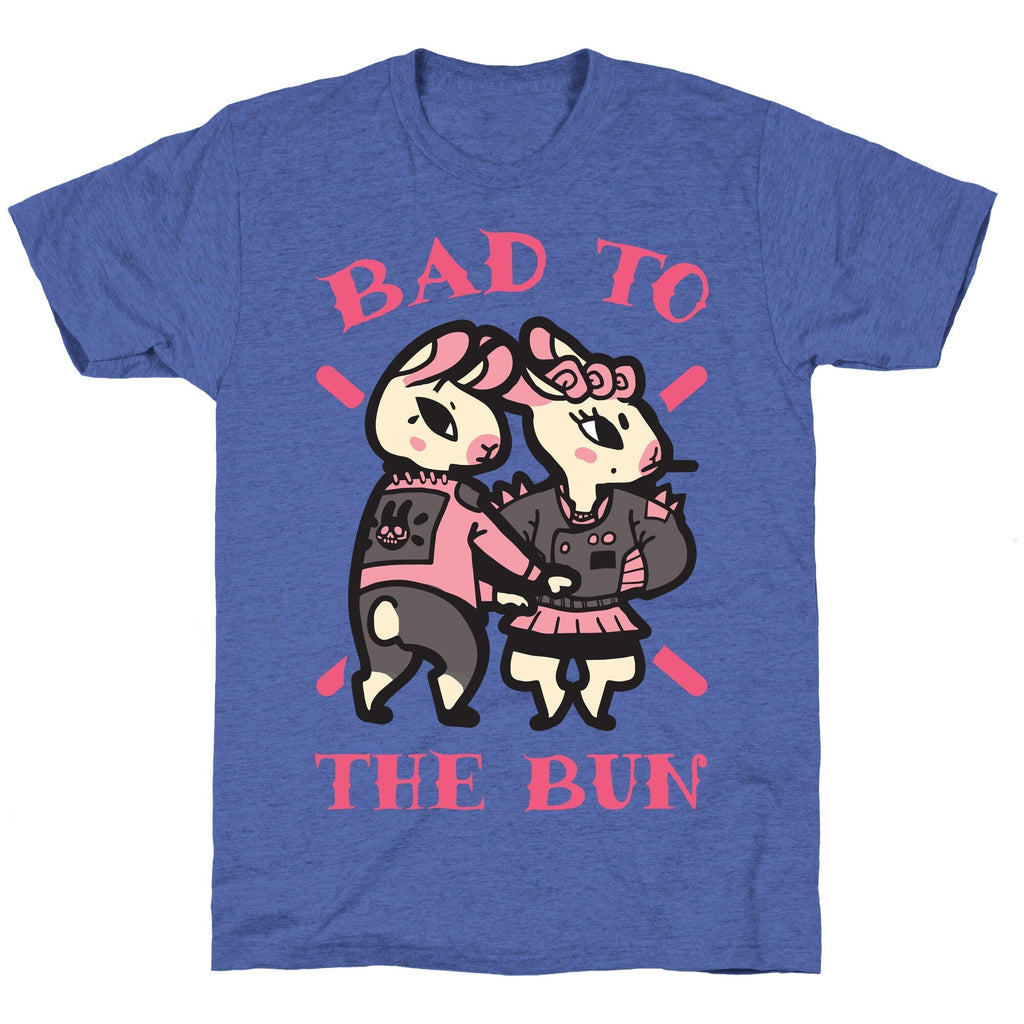 Bad to the Bun Unisex Triblend Tee Hoodie, Sweatshirt | CoreVibeTees.com (Image 5)