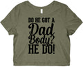 Do He Got A Dad Body? Graphic Baby Tee Hoodie, Sweatshirt | CoreVibeTees.com (Image 1)