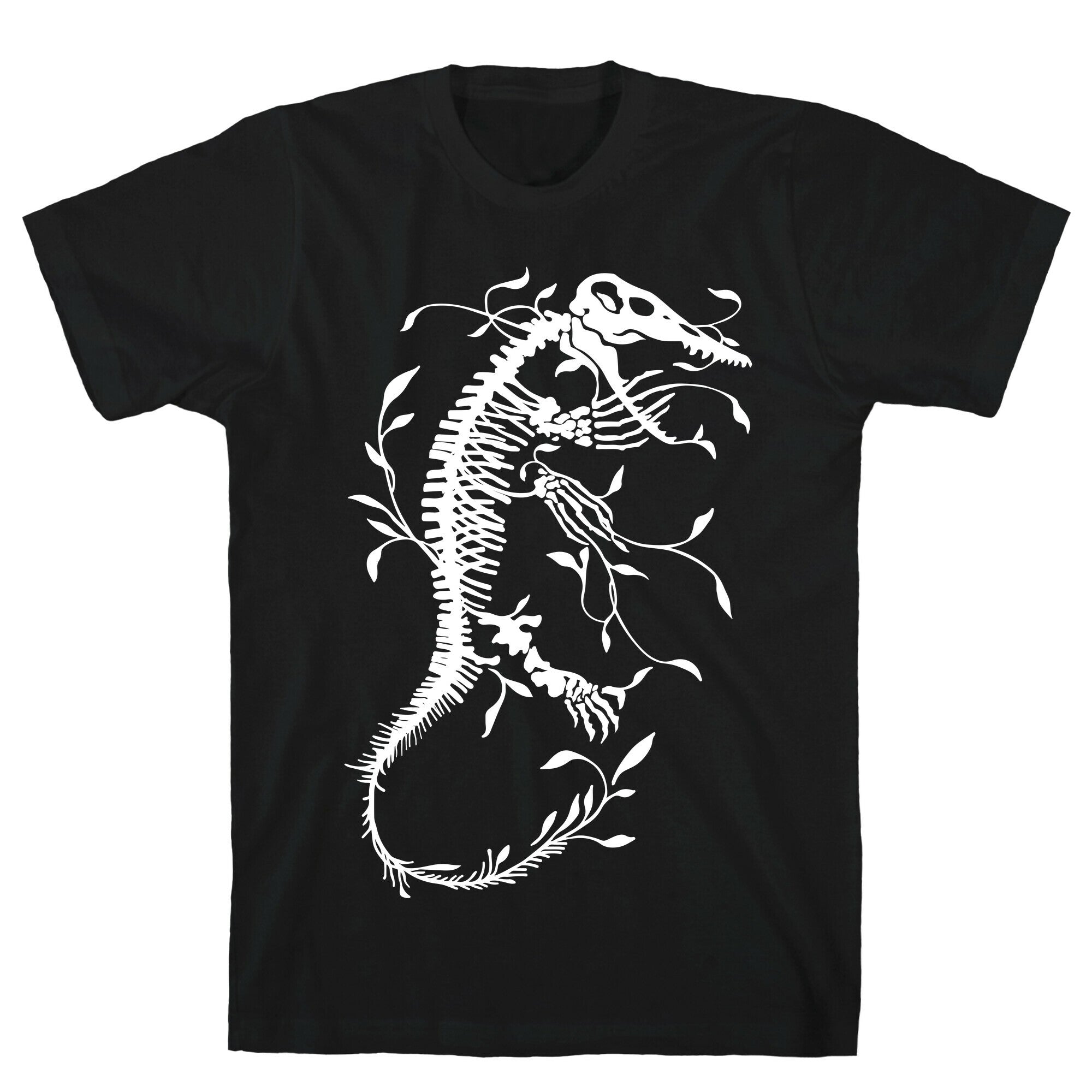 Floral Dinosaur Mosasaur T-Shirt Hoodie, Sweatshirt | CoreVibeTees.com (Image 1)