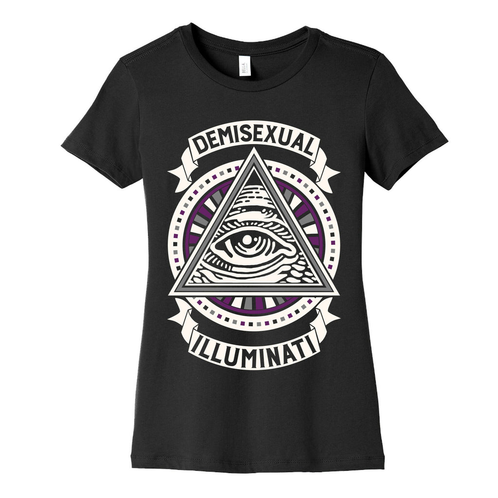 Demisexual Illuminati Women's Cotton Tee Hoodie, Sweatshirt | CoreVibeTees.com (Image 5)