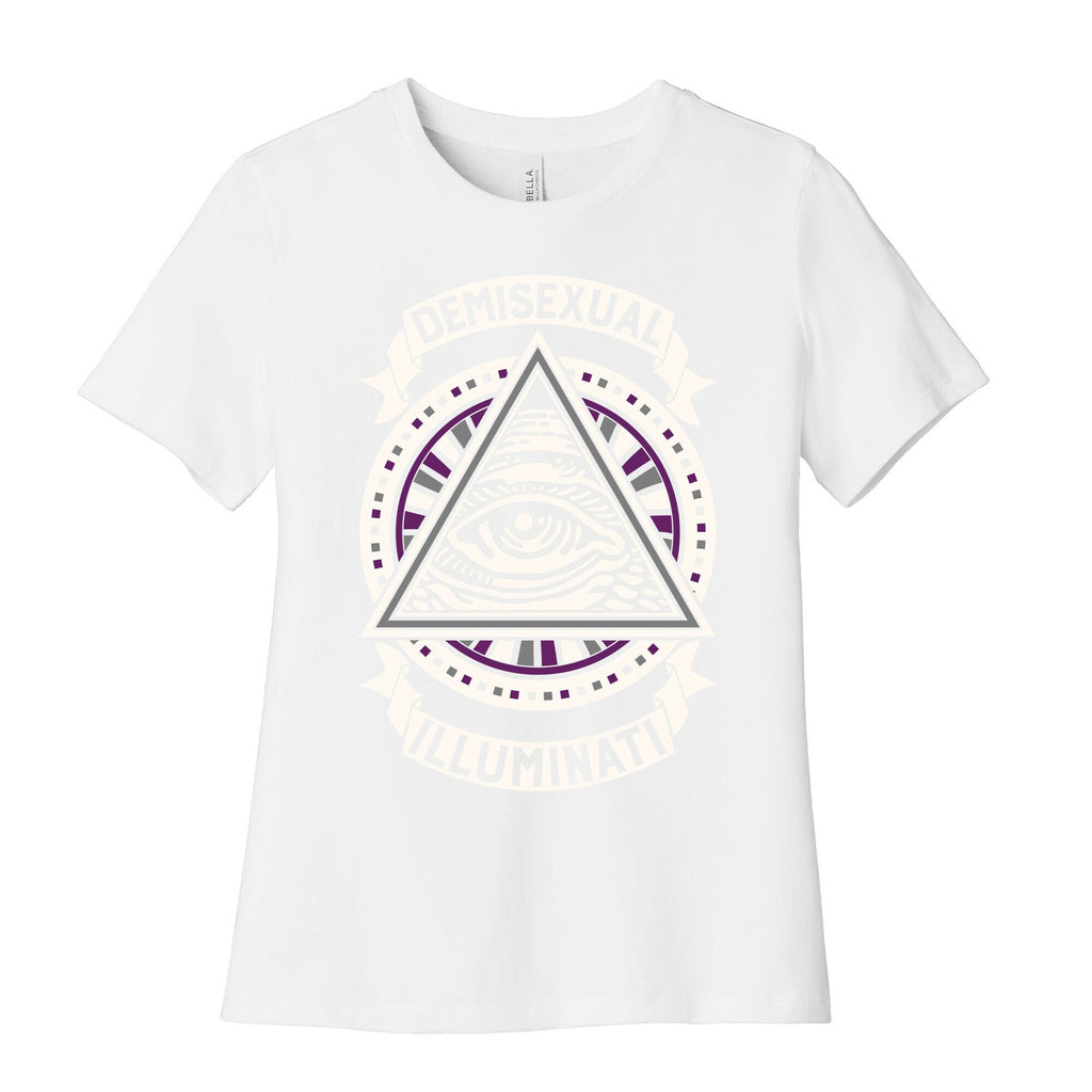 Demisexual Illuminati Women's Cotton Tee Hoodie, Sweatshirt | CoreVibeTees.com (Image 4)