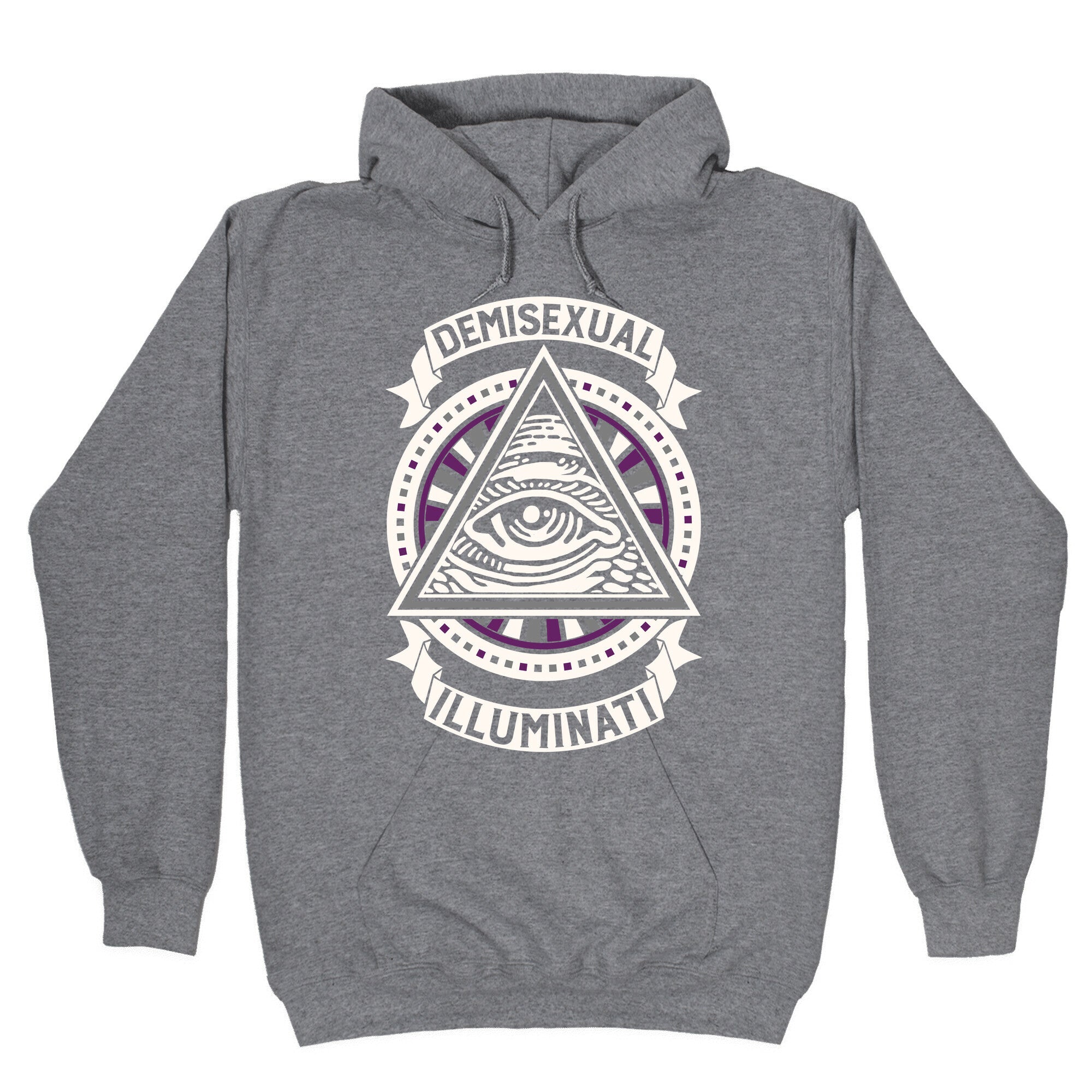 Demisexual Illuminati Hoodie T-Shirts, Sweatshirt | CoreVibeTees.com (Image 1)