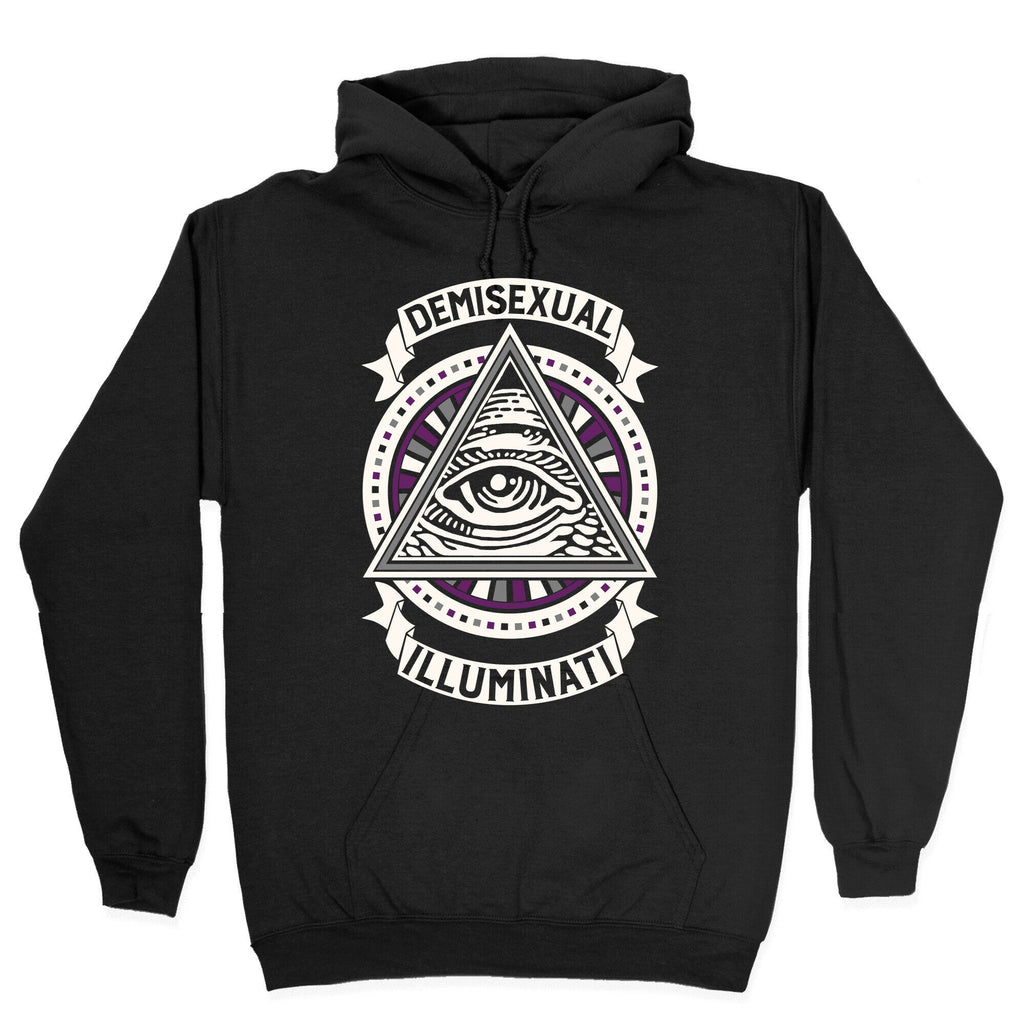 Demisexual Illuminati Hoodie T-Shirts, Sweatshirt | CoreVibeTees.com (Image 2)