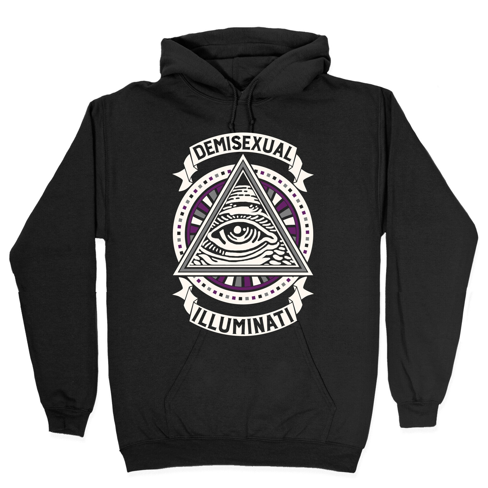 Demisexual Illuminati Hoodie T-Shirts, Sweatshirt | CoreVibeTees.com (Image 2)