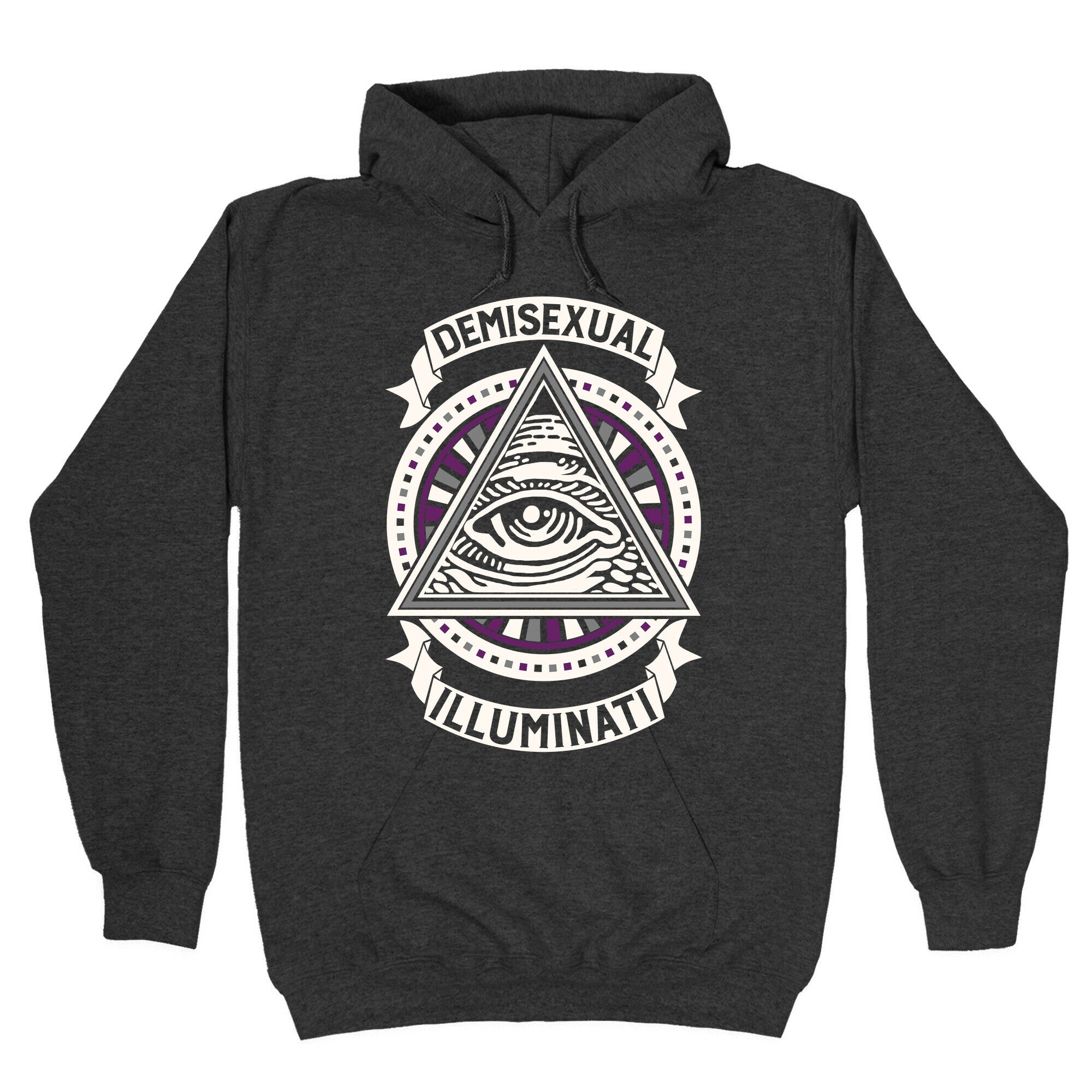 Demisexual Illuminati Hoodie T-Shirts, Sweatshirt | CoreVibeTees.com (Image 3)