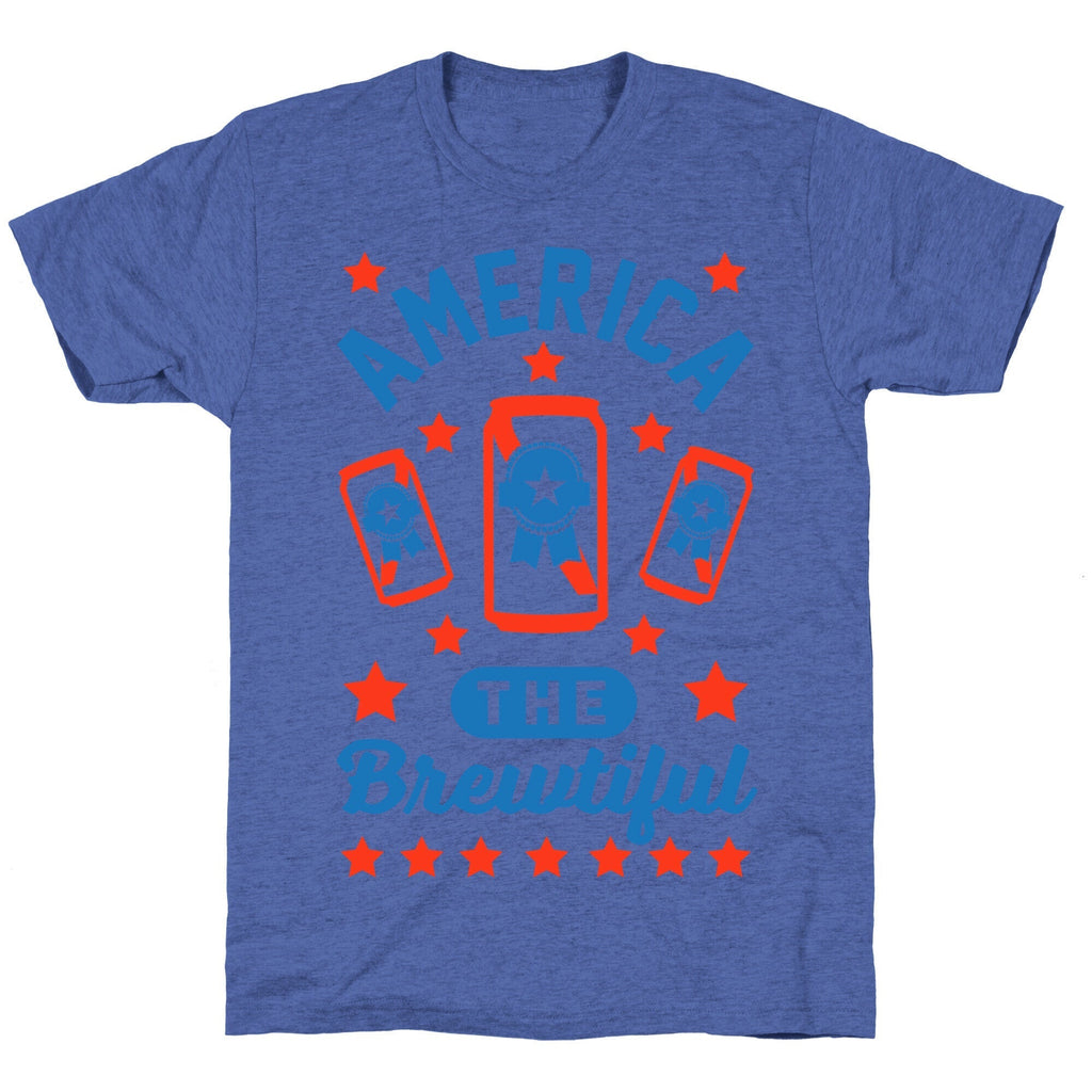America The Brewtiful Unisex Triblend Tee Hoodie, Sweatshirt | CoreVibeTees.com (Image 4)