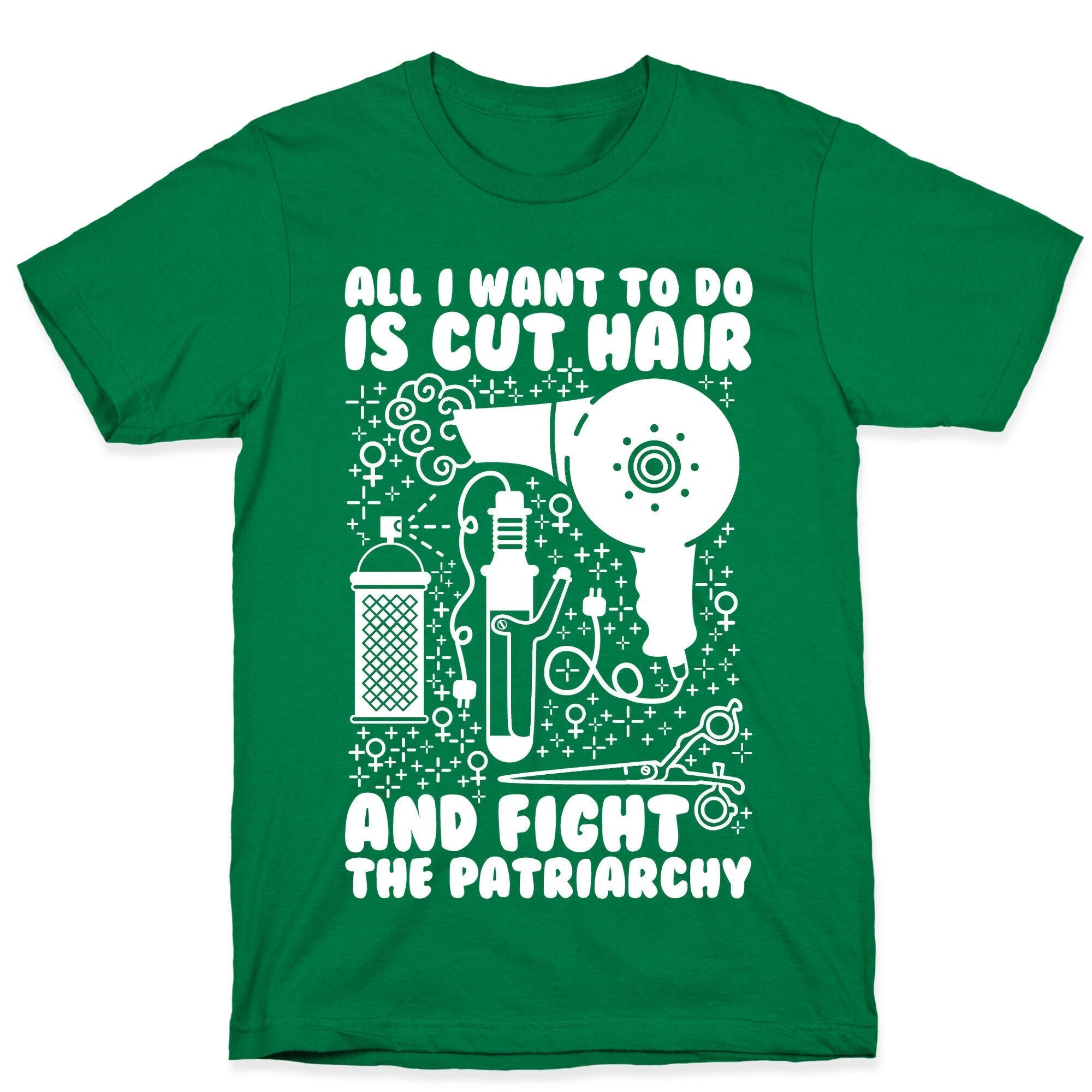 All I Want to Do is Cut Hair and Fight the Patriarchy T-Shirt Hoodie, Sweatshirt | CoreVibeTees.com (Image 3)