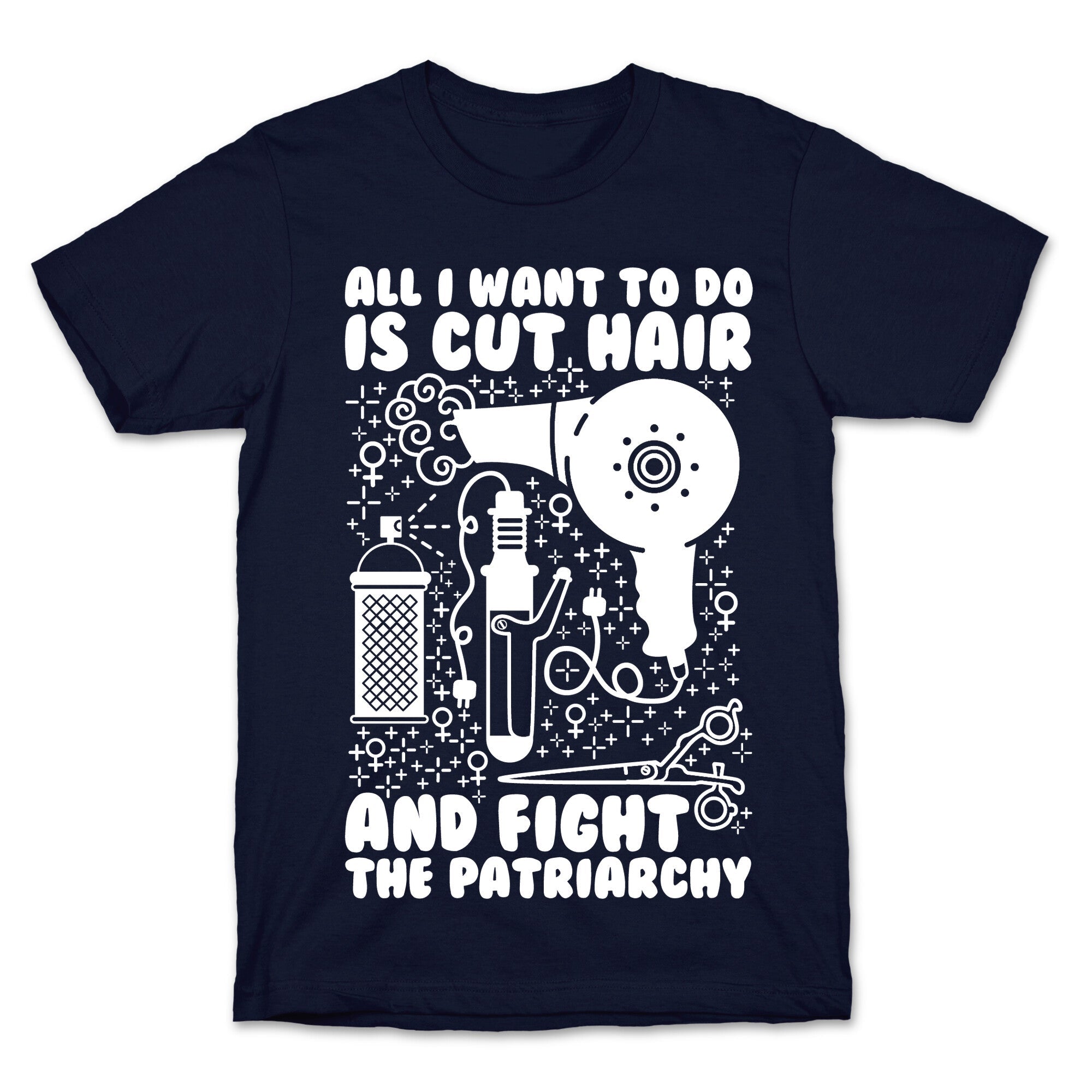 All I Want to Do is Cut Hair and Fight the Patriarchy T-Shirt Hoodie, Sweatshirt | CoreVibeTees.com (Image 4)