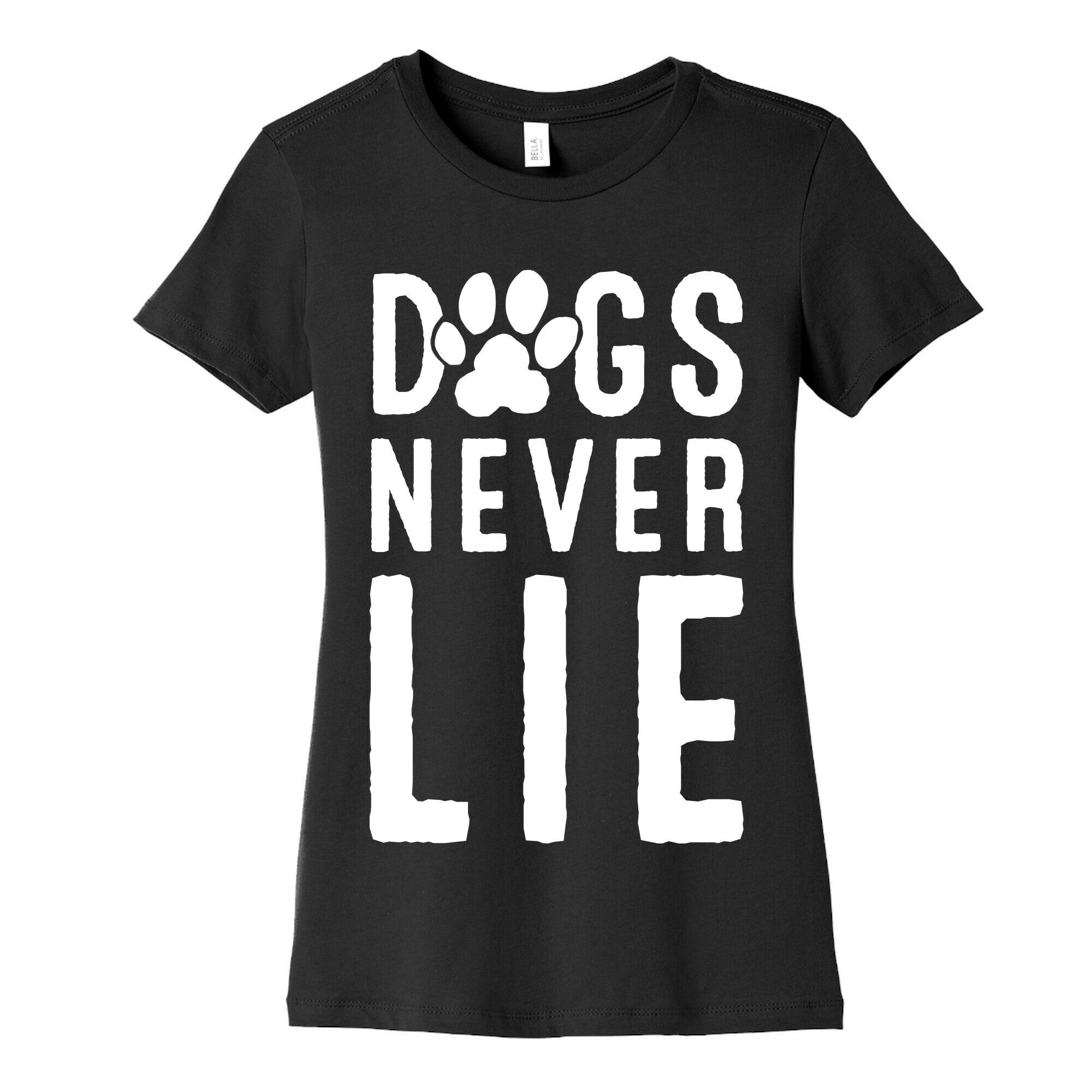 Dogs Never Lie Women's Cotton Tee Hoodie, Sweatshirt | CoreVibeTees.com (Image 5)