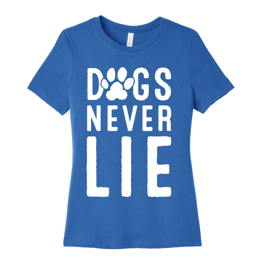 Dogs Never Lie Women's Cotton Tee Hoodie, Sweatshirt | CoreVibeTees.com (Image 3)