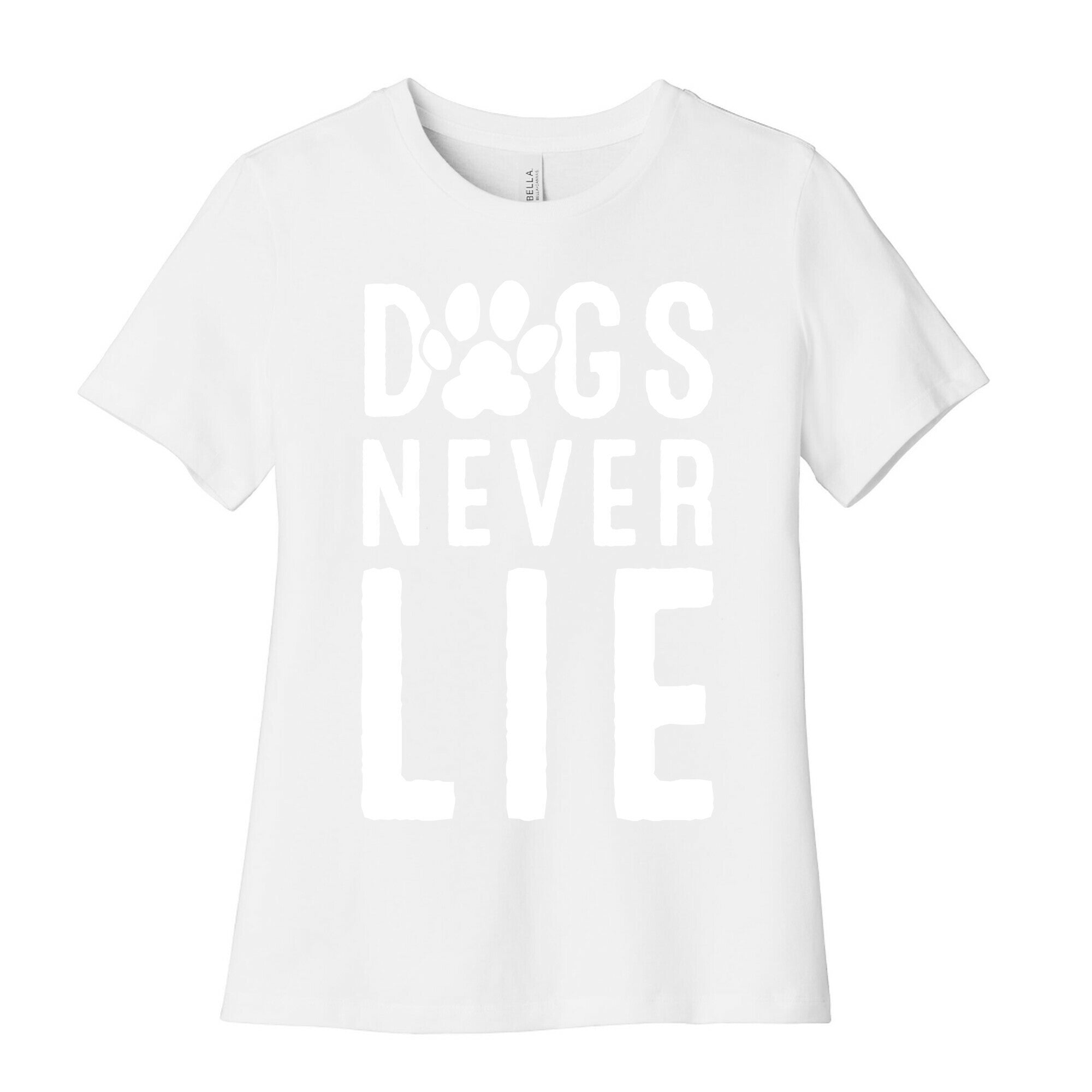 Dogs Never Lie Women's Cotton Tee Hoodie, Sweatshirt | CoreVibeTees.com (Image 4)
