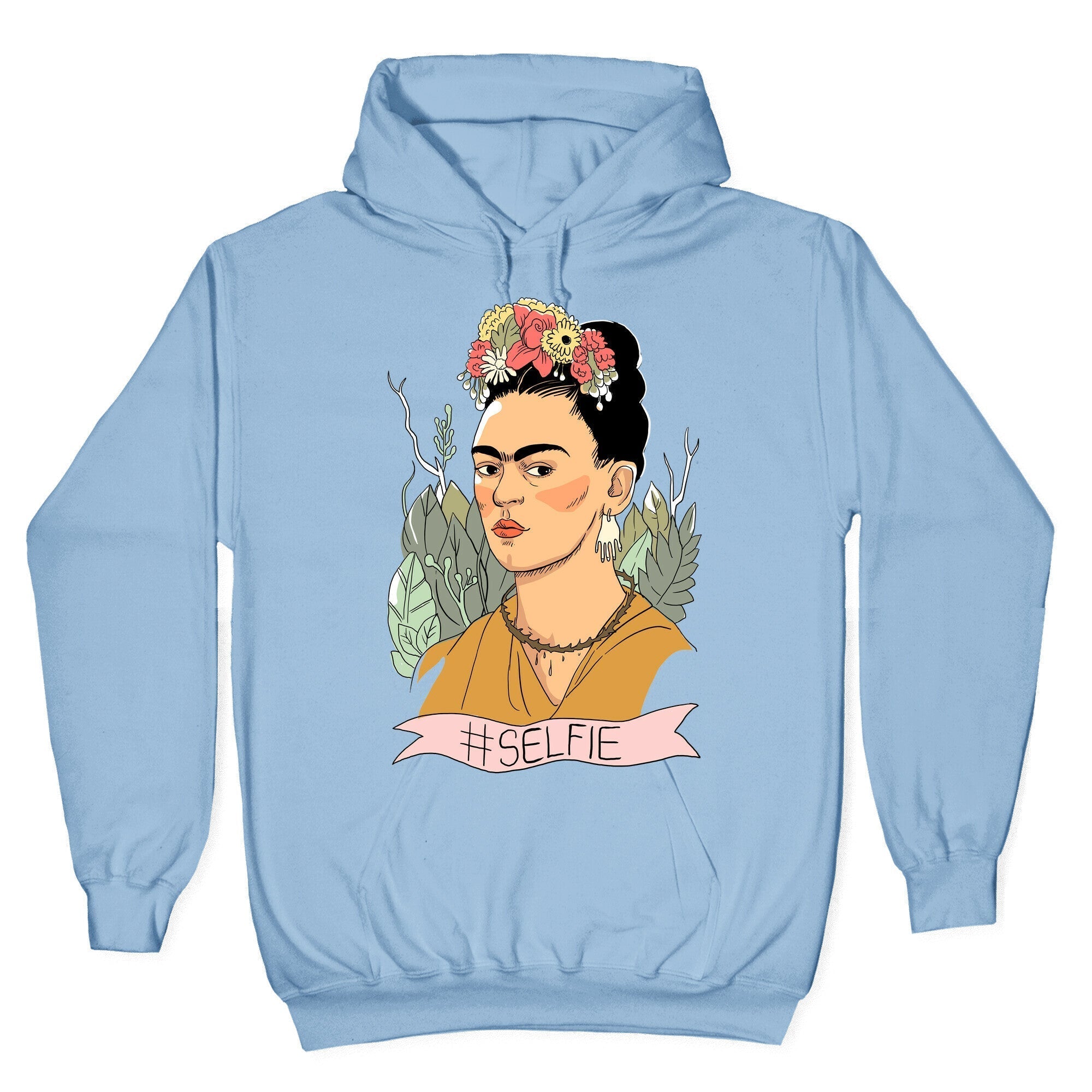 Frida #Selfie Hoodie T-Shirts, Sweatshirt | CoreVibeTees.com (Image 4)