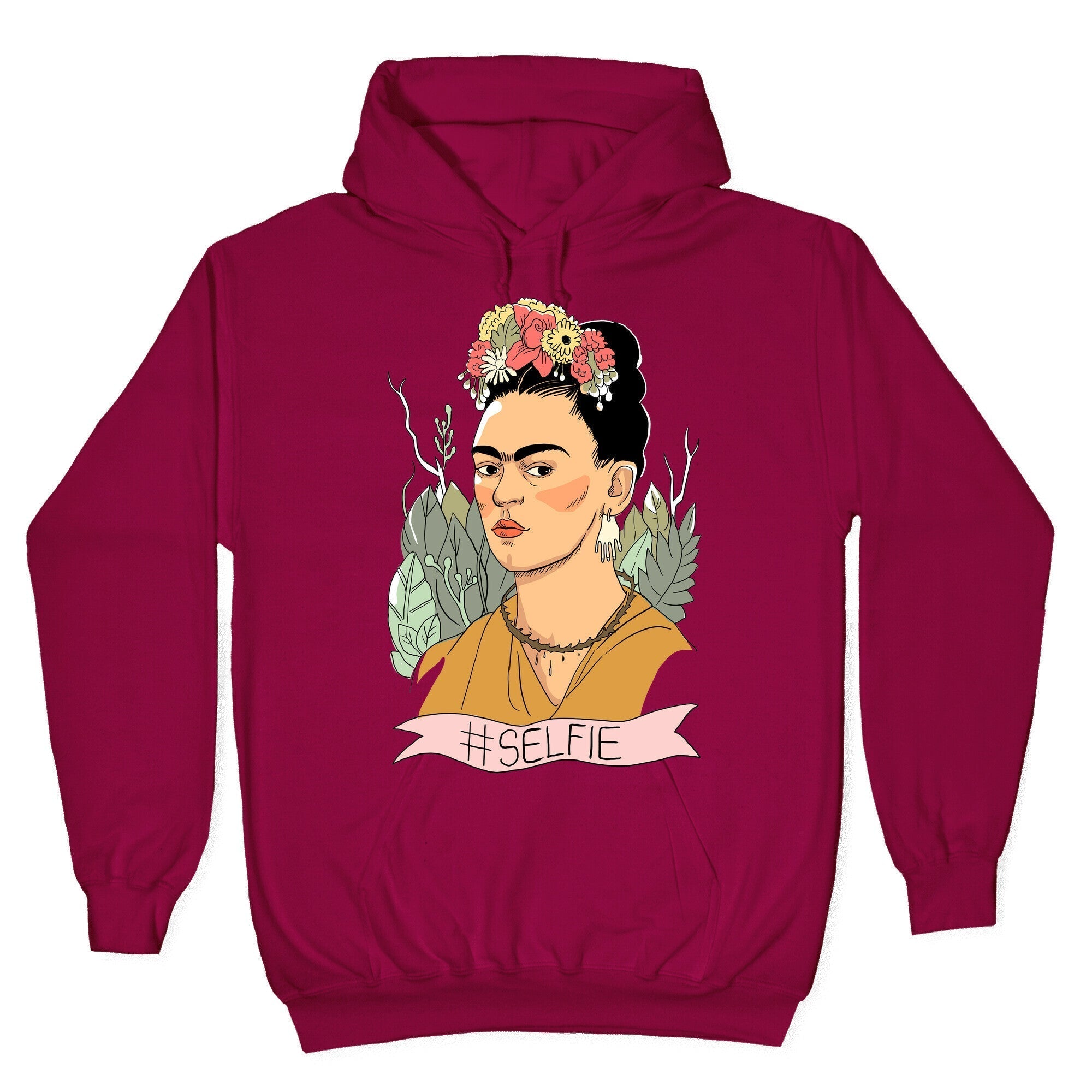 Frida #Selfie Hoodie T-Shirts, Sweatshirt | CoreVibeTees.com (Image 5)