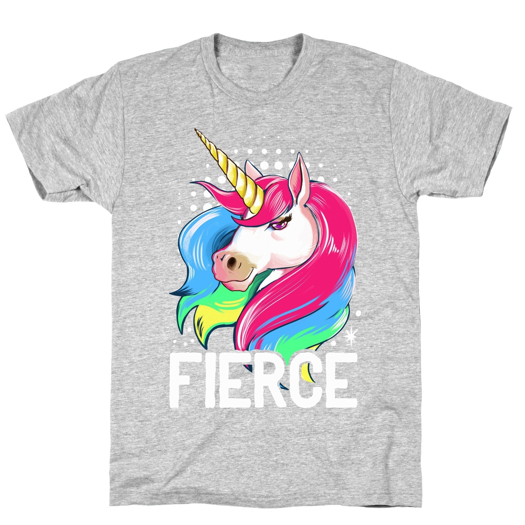 Fierce Unicorn T-Shirt Hoodie, Sweatshirt | CoreVibeTees.com (Image 2)
