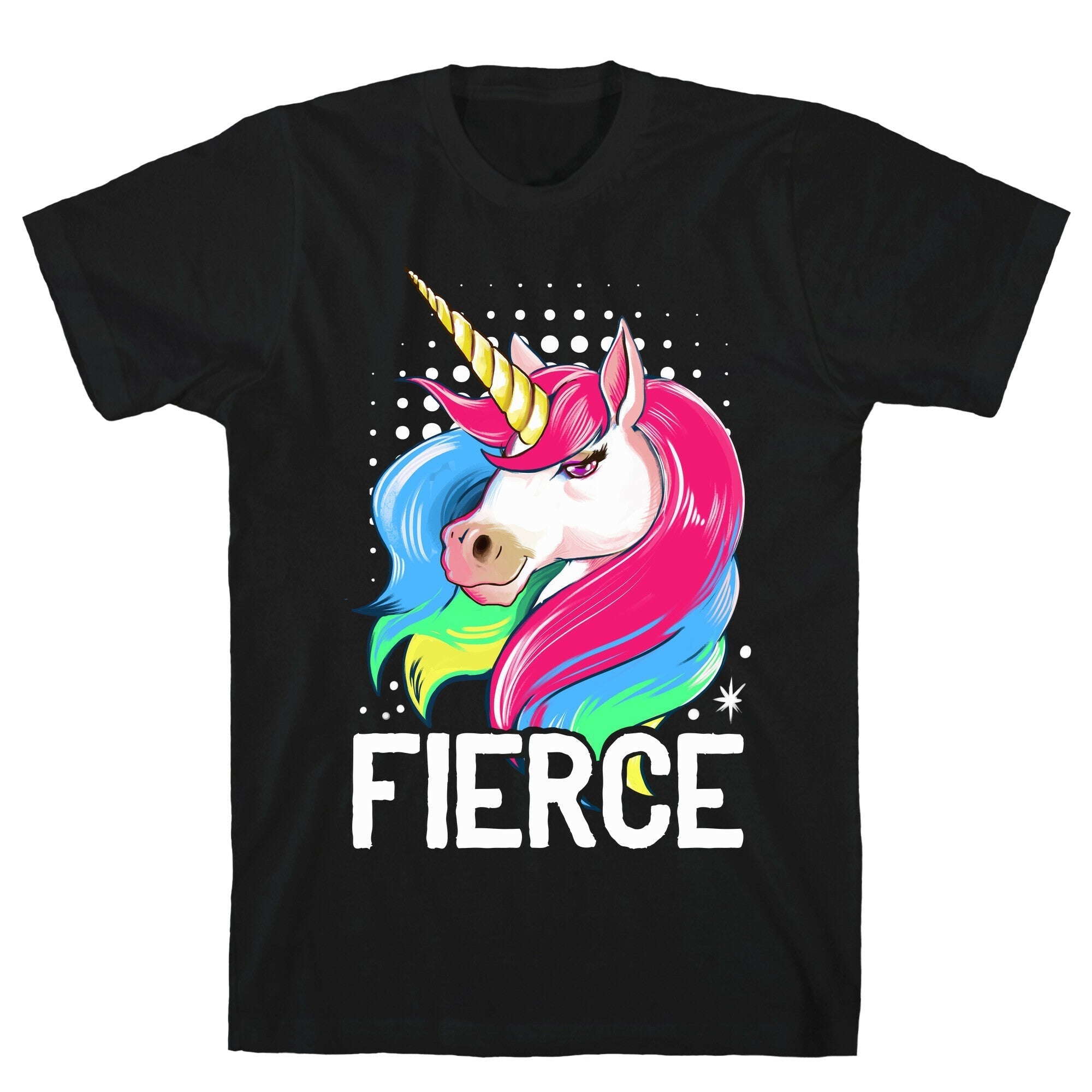 Fierce Unicorn T-Shirt Hoodie, Sweatshirt | CoreVibeTees.com (Image 1)