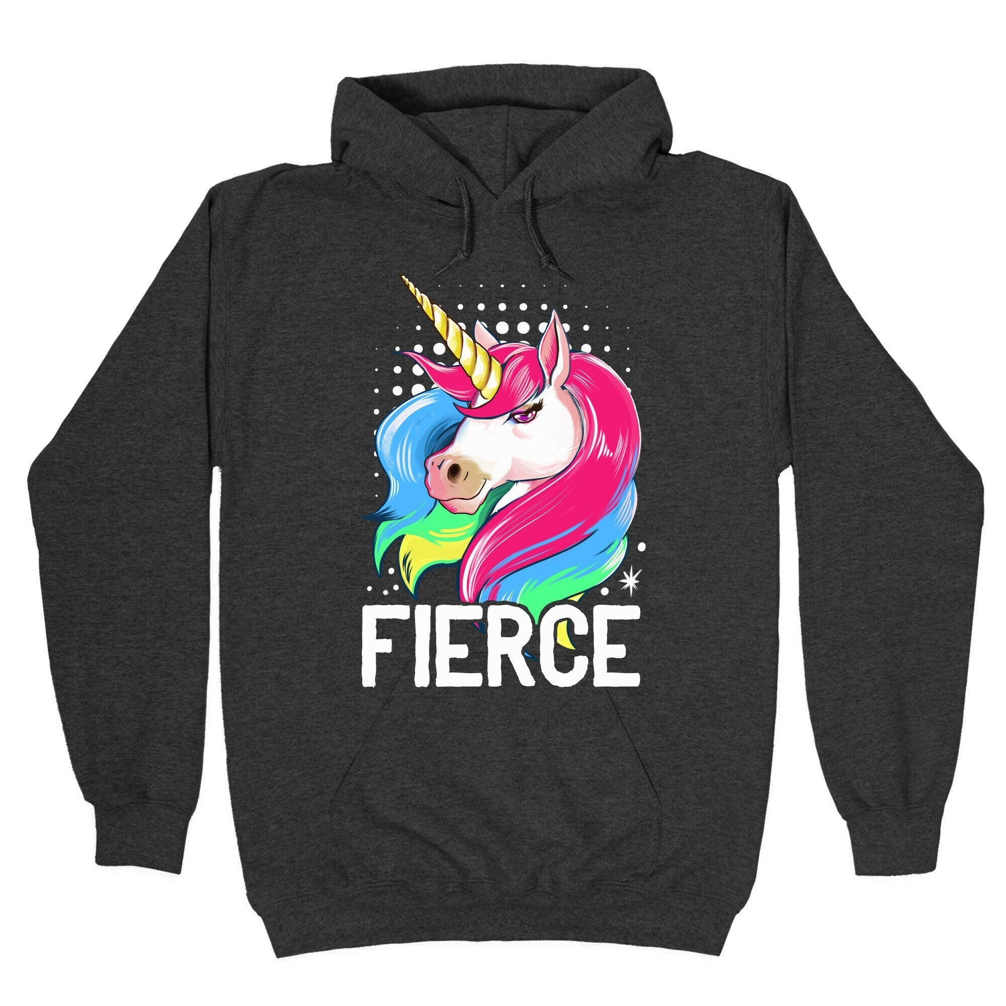 Fierce Unicorn Hoodie Style001 T-Shirts, Sweatshirt | CoreVibeTees.com (Image 3)