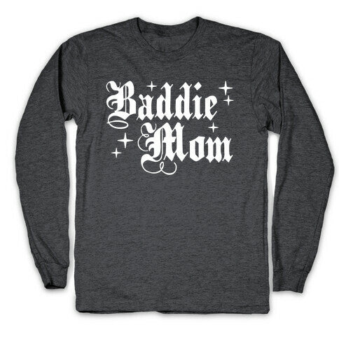 Baddie Mom Longsleeve Tee Hoodie, Sweatshirt | CoreVibeTees.com (Image 3)