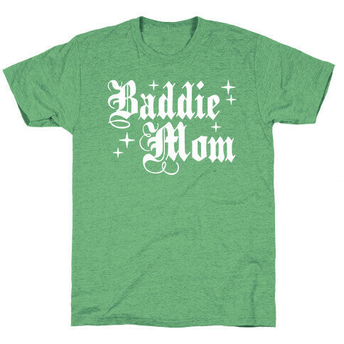 Baddie Mom Unisex Triblend Tee Hoodie, Sweatshirt | CoreVibeTees.com (Image 3)