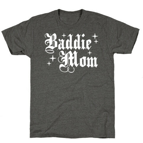 Baddie Mom Unisex Triblend Tee Hoodie, Sweatshirt | CoreVibeTees.com (Image 4)