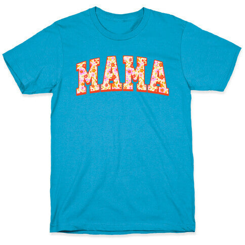 Floral Mama Text Unisex Triblend Tee Hoodie, Sweatshirt | CoreVibeTees.com (Image 5)