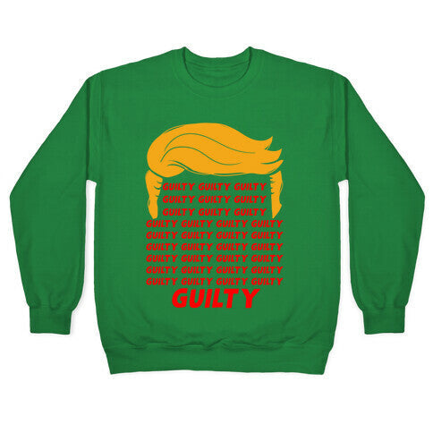 34 Times Guilty Trump Crewneck Sweatshirt T-Shirts, Hoodie | CoreVibeTees.com (Image 3)