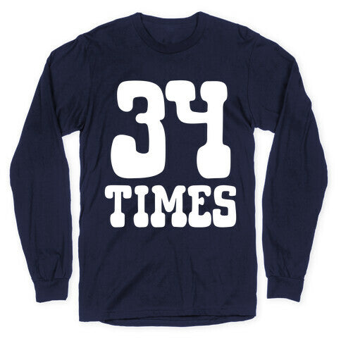 34 Times Trump Convicted Longsleeve Tee Hoodie, Sweatshirt | CoreVibeTees.com (Image 5)