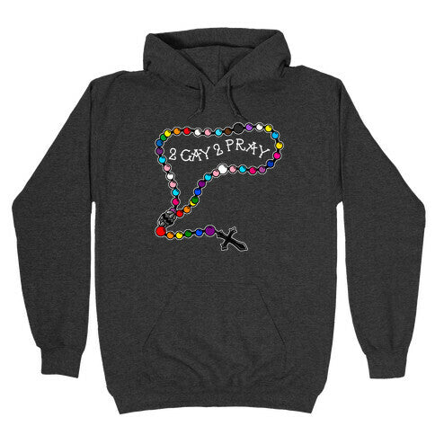 2 Gay 2 Pray Hoodie Style001 T-Shirts, Sweatshirt | CoreVibeTees.com (Image 4)
