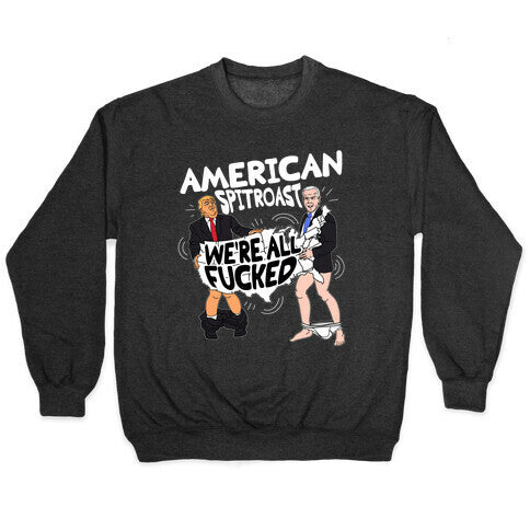 American Spit Roast Crewneck Sweatshirt T-Shirts, Hoodie | CoreVibeTees.com (Image 1)