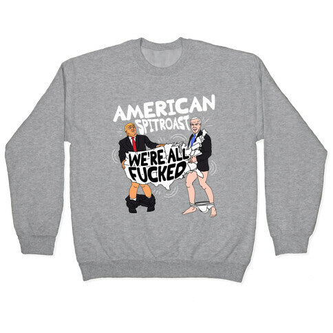 American Spit Roast Crewneck Sweatshirt T-Shirts, Hoodie | CoreVibeTees.com (Image 2)