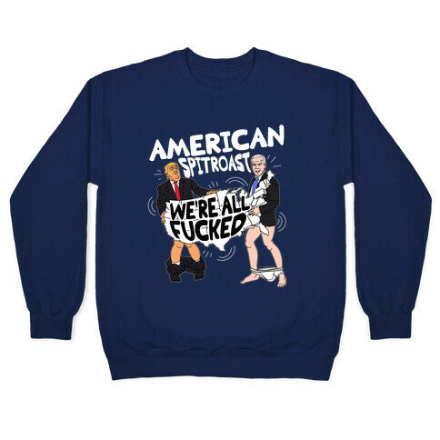 American Spit Roast Crewneck Sweatshirt T-Shirts, Hoodie | CoreVibeTees.com (Image 4)