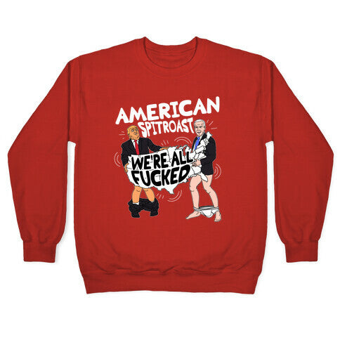 American Spit Roast Crewneck Sweatshirt T-Shirts, Hoodie | CoreVibeTees.com (Image 5)