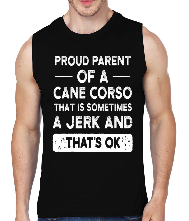 Proud Parent Of A Cane Corso Black Vest T-Shirts, Hoodie, Sweatshirt | CoreVibeTees.com