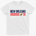 Pelican Retro Stripes New Orleans Vintage New Orleans Local T-Shirt Hoodie, Sweatshirt | CoreVibeTees.com