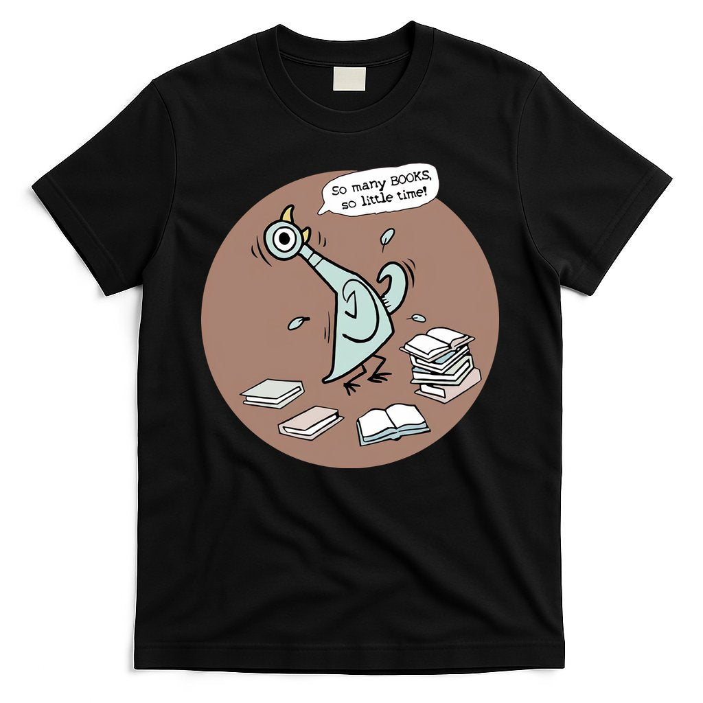 Pigeon So Many Books So Little Time It's Good Day To Read Book Piggie Gerald T-Shirt Hoodie, Sweatshirt | CoreVibeTees.com