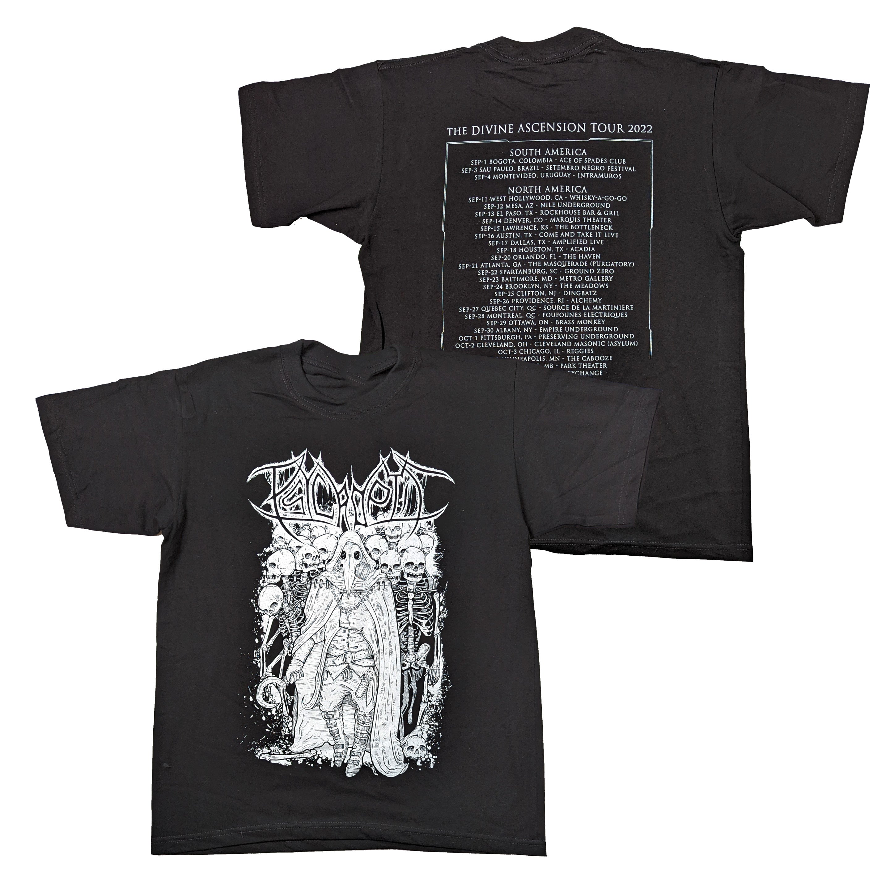 Psycroptic - Carriers Of The Plague 2022 Tour t-shirt Hoodie, Sweatshirt | CoreVibeTees.com (Image 1)