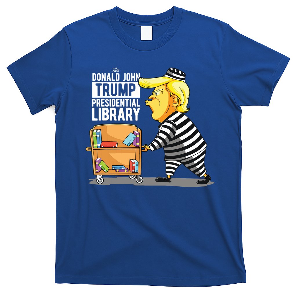 Prison Trump Presidential Library Funny Anti Trump T-Shirt Hoodie, Sweatshirt | CoreVibeTees.com
