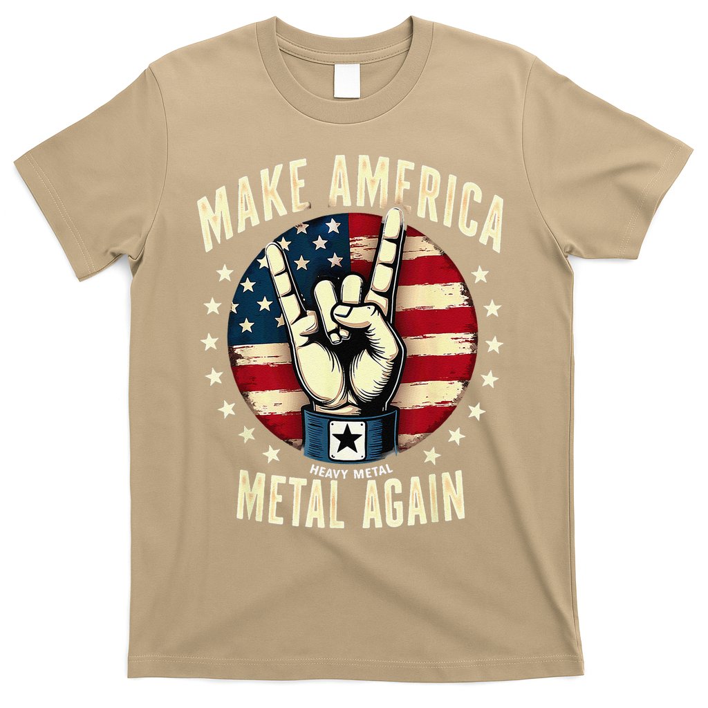 Patriotic Trump Rock Hand Make America Metal Again T-Shirt Hoodie, Sweatshirt | CoreVibeTees.com