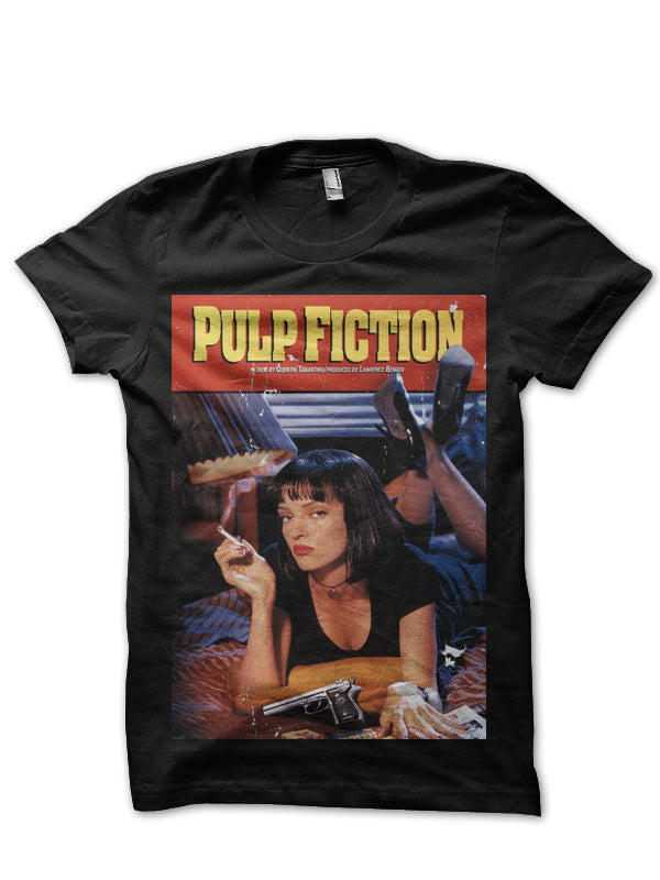Pulp Fiction Black T-Shirt Style001 Hoodie, Sweatshirt | CoreVibeTees.com