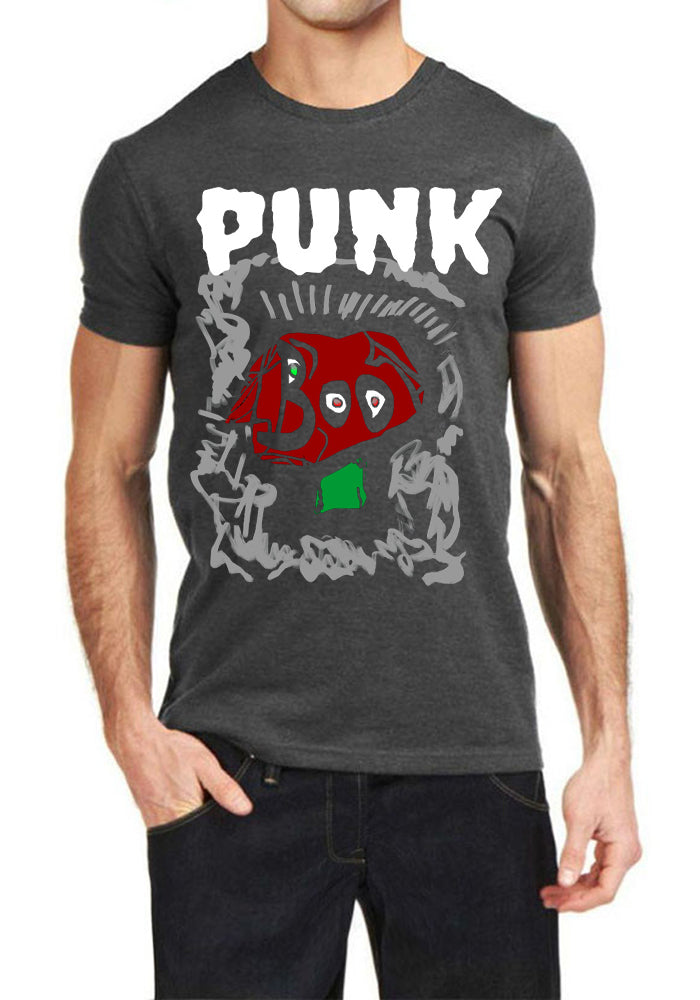 Punk Charcoal Grey T-Shirt Hoodie, Sweatshirt | CoreVibeTees.com