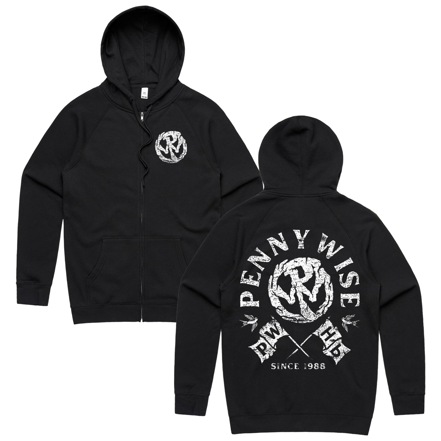Flag Zip Up Hoodie (Black) T-Shirts, Sweatshirt | CoreVibeTees.com (Image 1)