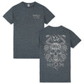 Snake Skull T-Shirt (Dark Heather) Hoodie, Sweatshirt | CoreVibeTees.com (Image 1)