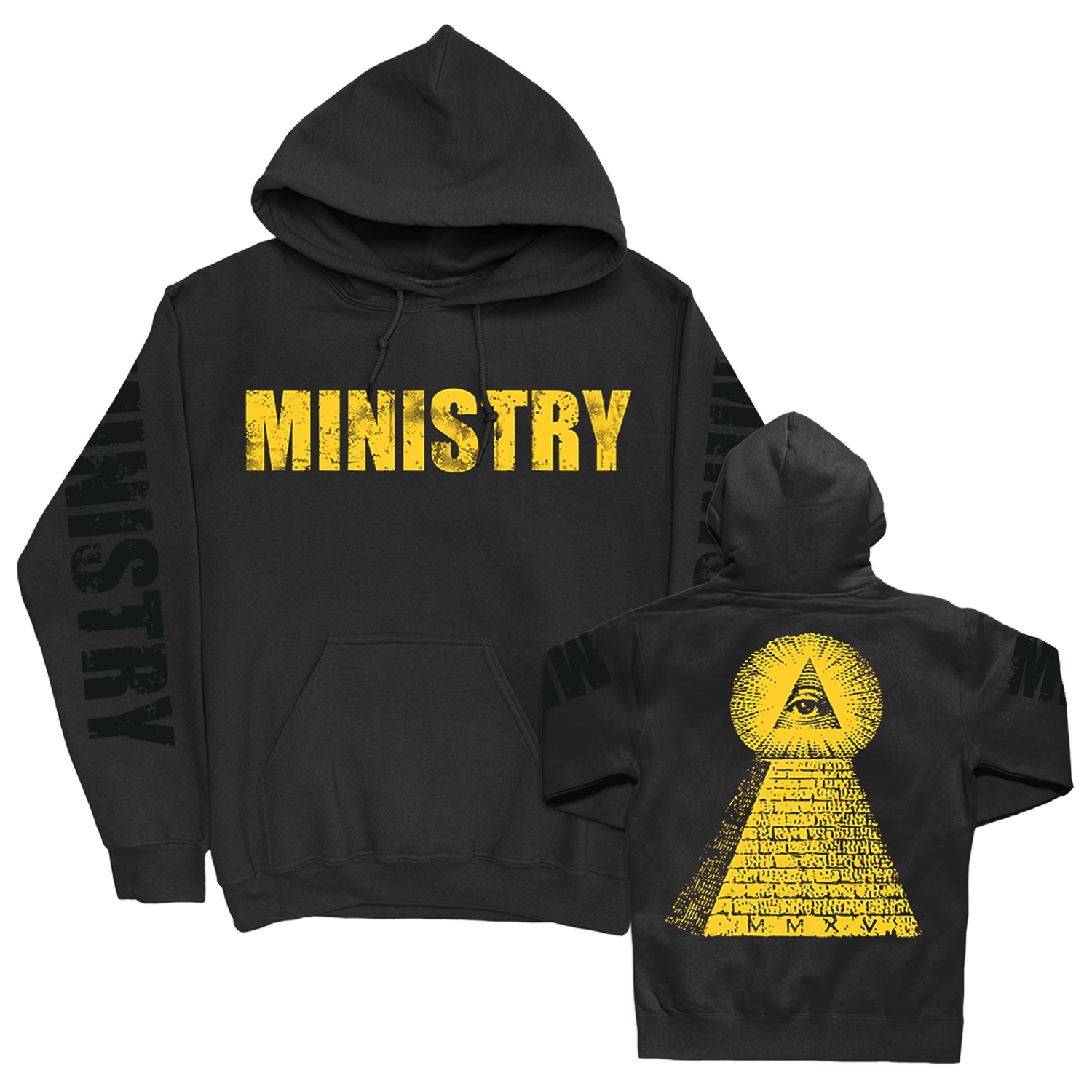 Pyramid Pullover Hoodie (Black) T-Shirts, Sweatshirt | CoreVibeTees.com (Image 1)
