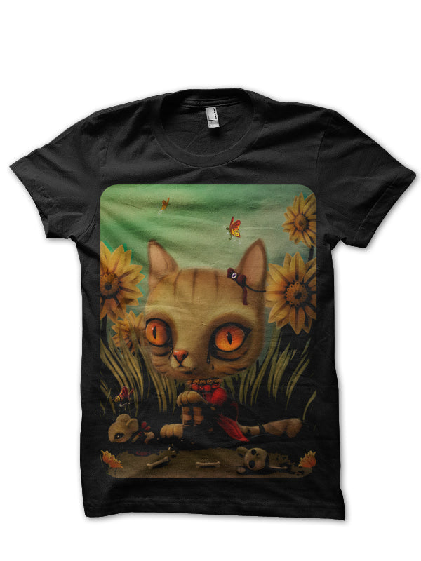 Drama Cat Black T-Shirt Hoodie, Sweatshirt | CoreVibeTees.com