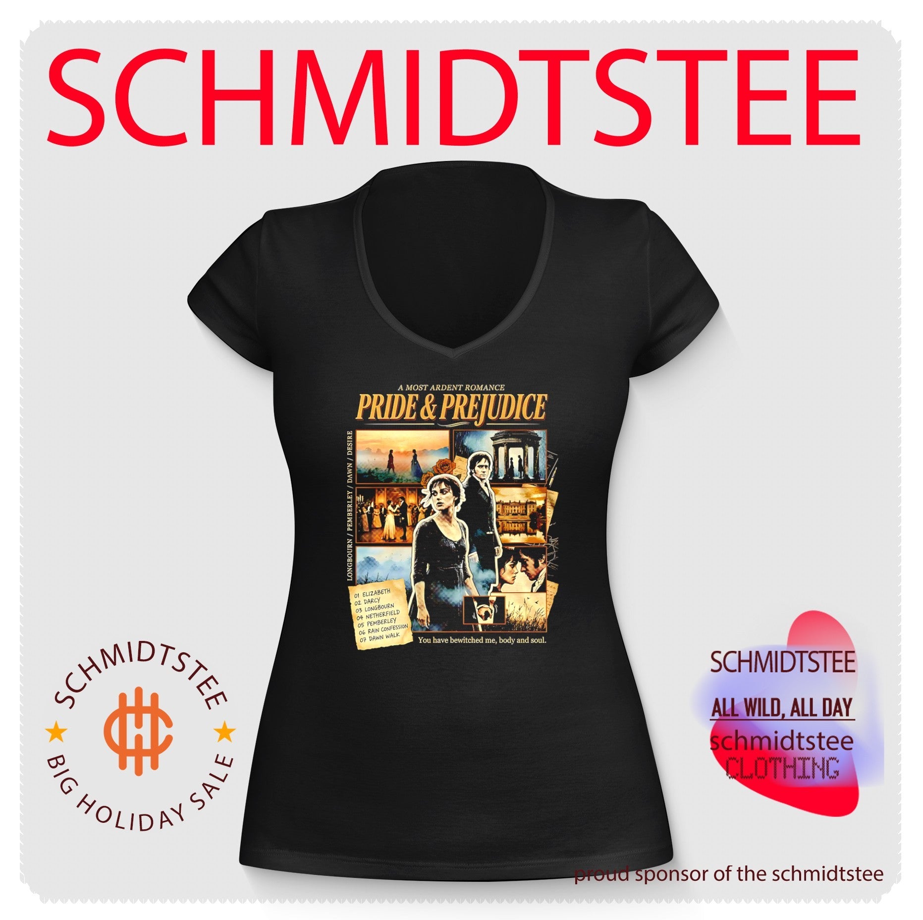 You have bewitched me body and soul pride & prejudice shirt