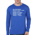 Qa Engineer Walks Into A Bar Royal Blue Full Sleeve T-Shirt Hoodie, Sweatshirt | CoreVibeTees.com