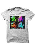 V.I. Lenin Pop Art Design White Half Sleeve T-Shirt Hoodie, Sweatshirt | CoreVibeTees.com