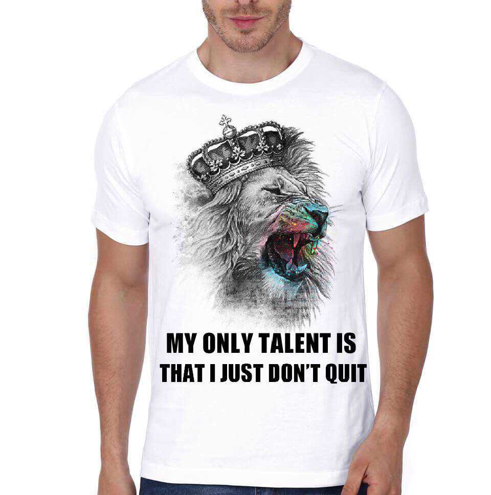 My Only Talent Is That I Just Donâ€™t Quit White T-Shirt Hoodie, Sweatshirt | CoreVibeTees.com