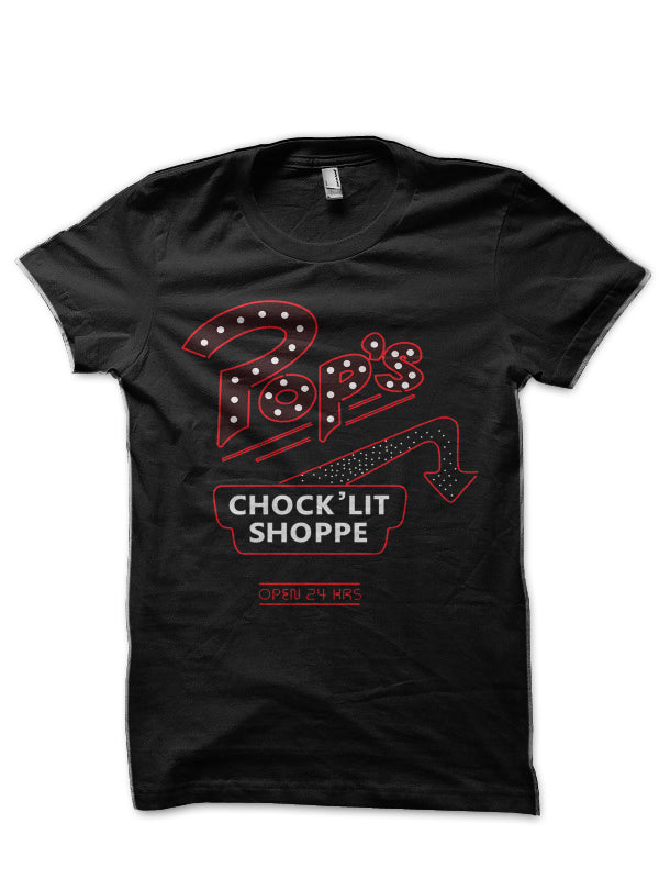Riverdale â€“ Popâ€™s Chockâ€™lit Shoppe Black T-Shirt Hoodie, Sweatshirt | CoreVibeTees.com