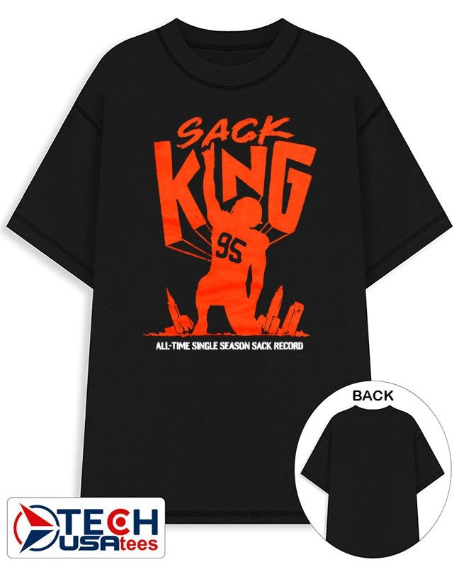 Cleveland Browns Myles Garrett #95 Sack King All-Time Single Season Sack Record shirt
